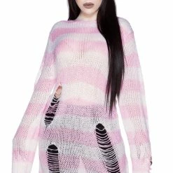 Killstar Men's Stuff Marshmallow Knit Sweater