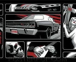 Poster Pop Almera Death Ride Sticker