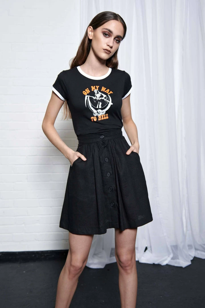 Mary Wyatt London Women's Stuff Lydia Mini Skirt 6 Mary Wyatt London Women's Stuff Lydia Mini Skirt