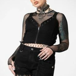 Killstar Mysteries Zip Top Women's Stuff