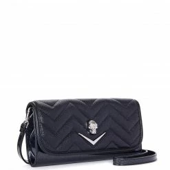 Bloody Rose Boutique store 18 Lux De Ville Mini Hellraiser Tote Black And Midnight Sparkle Bags & Backpacks