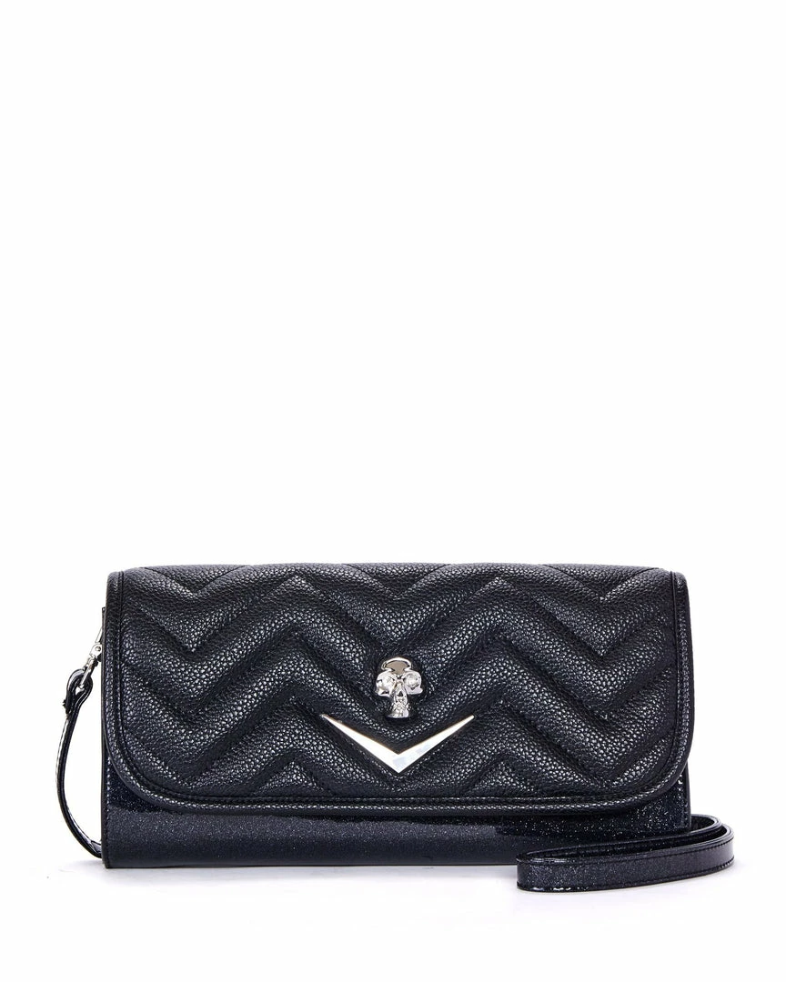 Lux De Ville Mini Hellraiser Tote Black And Midnight Sparkle Bags & Backpacks 4 Lux De Ville Mini Hellraiser Tote Black And Midnight Sparkle Bags & Backpacks