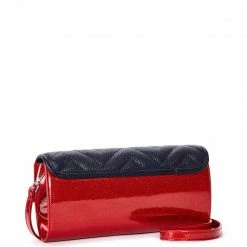 Lux De Ville Mini Hellraiser Tote Black And Red Venom Sparkle