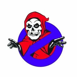 Yesterdays Pins Misfits Crimson Ghost-Busters Enamel Pin - Red/Purple
