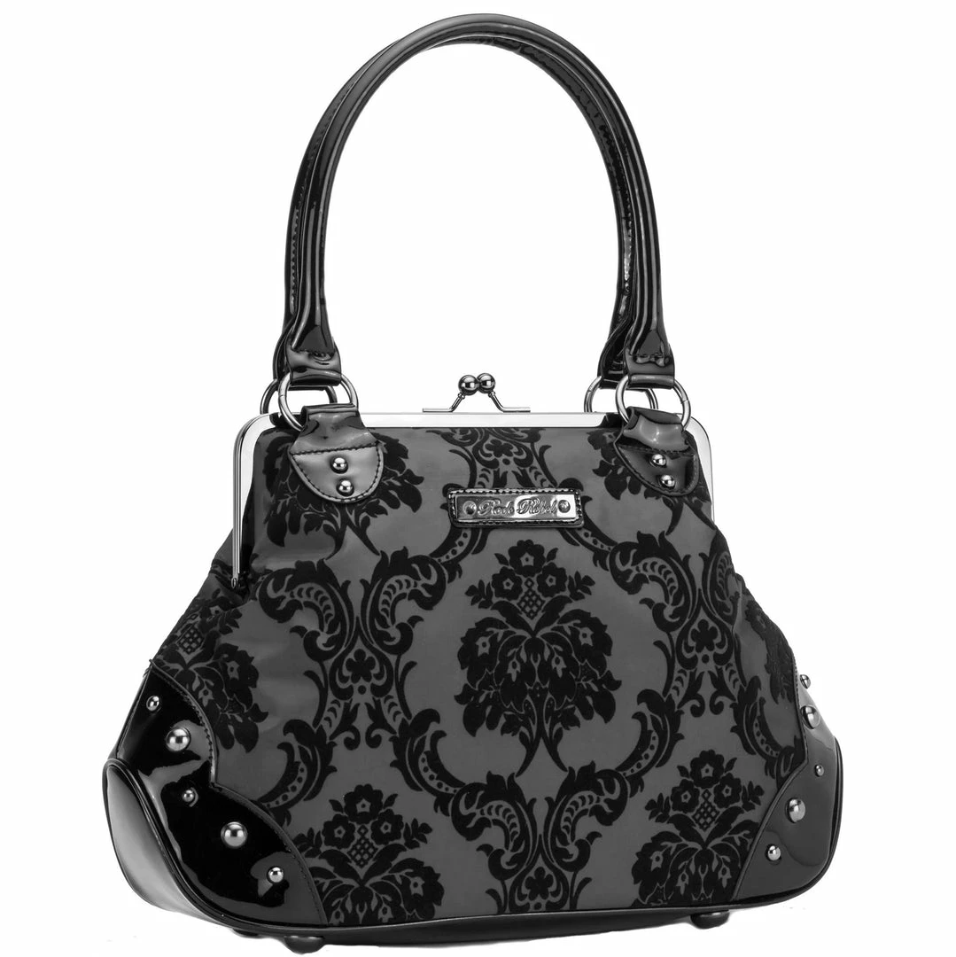 Rock Rebel Mistress Kisslock Bag In Black 3 Rock Rebel Mistress Kisslock Bag In Black