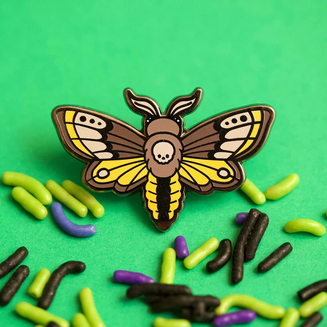 LuxCups Creative Pins Moth Enamel Pin 6 LuxCups Creative Pins Moth Enamel Pin