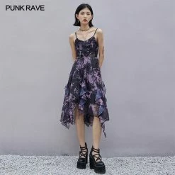 Punk Rave Nicola Organza Print Dress