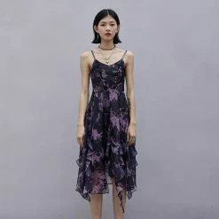Punk Rave Nicola Organza Print Dress