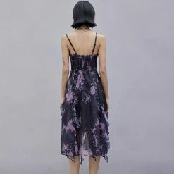 Punk Rave Nicola Organza Print Dress