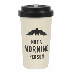 Gothic Gifts Not A Morning Person Bamboo Eco Travel Mug