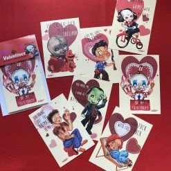 One Man Riet Other Horror Valentine Cards - Set 3
