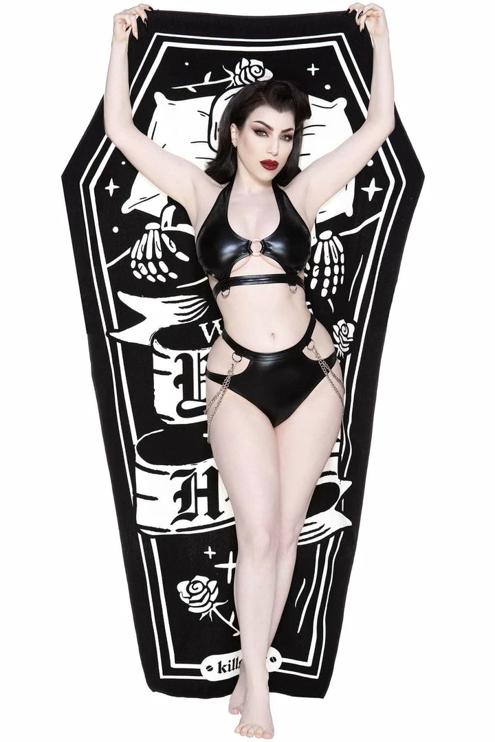 Killstar Gift Ideas One Wish Coffin Towel 4 Killstar Gift Ideas One Wish Coffin Towel