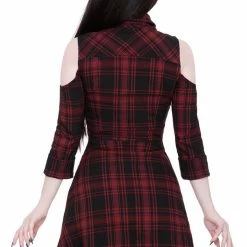 Killstar Paranormal Shirt-Dress [TARTAN]