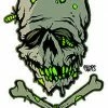 Poster Pop Pigors Zombie Skull Sticker Gift Ideas
