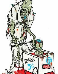 Poster Pop Pigors Ice Cream Brains Gift Ideas