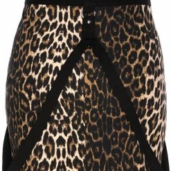 Killstar Pretty Kitty Mini Skirt - Leopard