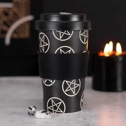 Gothic Gifts Pentagram Bamboo Eco Travel Mug Gift Ideas 11 Gothic Gifts Pentagram Bamboo Eco Travel Mug Gift Ideas
