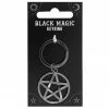Gothic Gifts Pentagram Keyring 1 Gothic Gifts Pentagram Keyring
