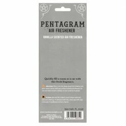 Gothic Gifts Pentagram Vanilla Scented Air Freshener