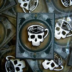 Ectogasm Pick Your Poison Skull Coffee Cup Enamel Pin Pins 9 Ectogasm Pick Your Poison Skull Coffee Cup Enamel Pin Pins