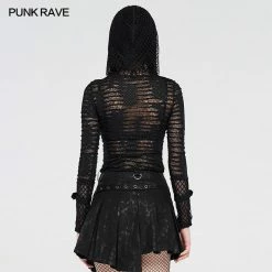Punk Rave Women's Stuff See-Thru Printed T-shirt