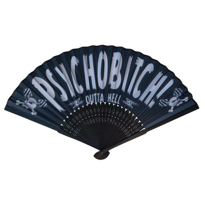 Kreepsville666 Horrorpops Psycho Bitch Hand Fan Accessories 3 Kreepsville666 Horrorpops Psycho Bitch Hand Fan Accessories
