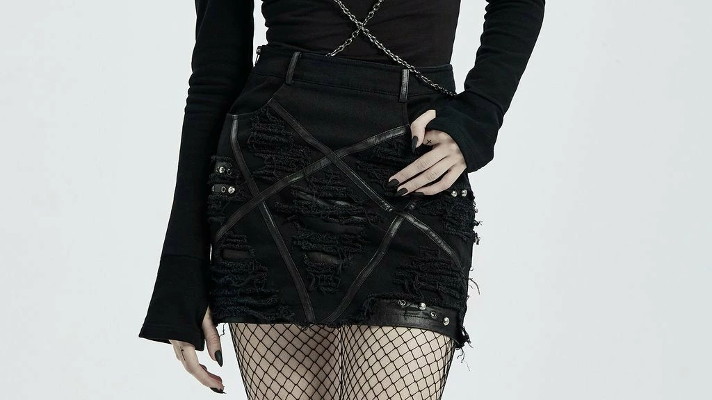 Punk Rave Gothic Decadent Women's Skirt Women's Stuff 3 Punk Rave Gothic Decadent Women's Skirt Women's Stuff