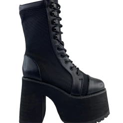 Strange Cvlt Women's Stuff Raven Boot Black