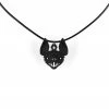 Rogue And Wolf Jewelry Vampire Bat Choker In Black