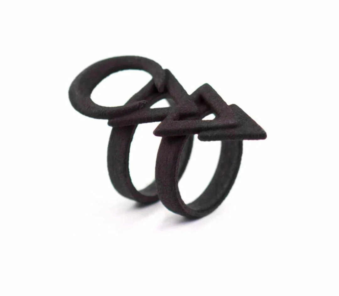 Rogue And Wolf Jewelry Rune Ring In Black 3 Rogue And Wolf Jewelry Rune Ring In Black