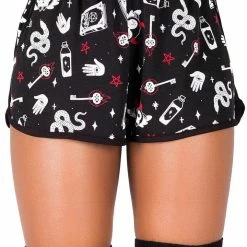 Killstar See U In Hell Lounge Shorts Women's Stuff