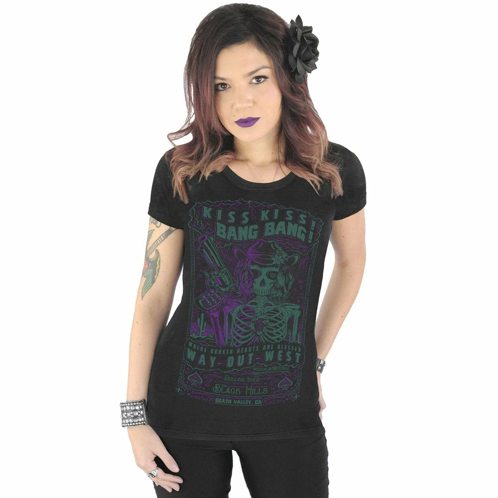 Serpentine Women's Stuff Kiss Kiss! Bang Bang! Women's Tee 3 Serpentine Women's Stuff Kiss Kiss! Bang Bang! Women's Tee