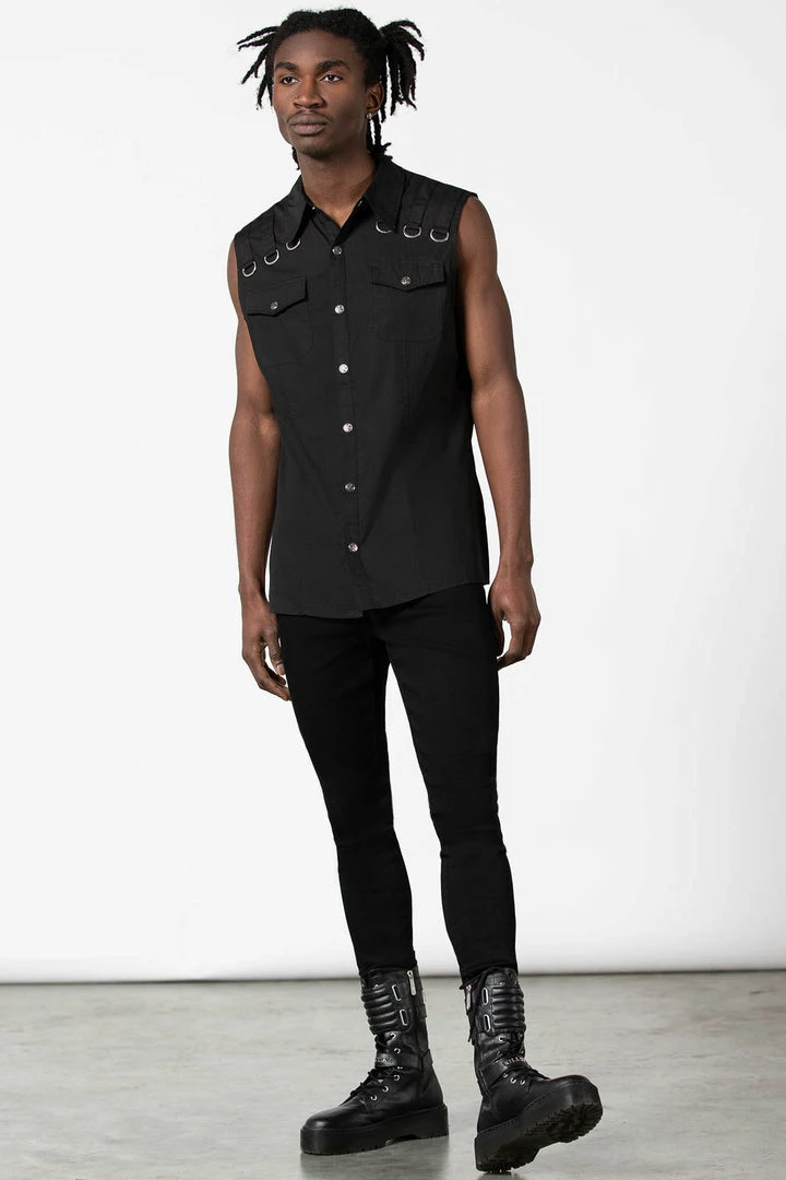 Killstar Riodan Button-Up Vest 4 Killstar Riodan Button-Up Vest
