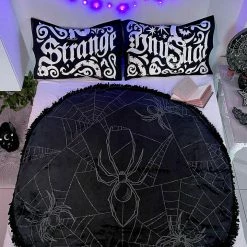 Killstar Spyder Round Blanket Housewares