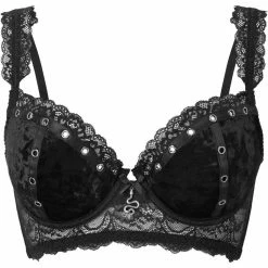 Killstar Sacred Spirits Velvet Bralet - Black
