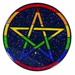 Geeky And Kinky Pride Pentagram Enamel Pin