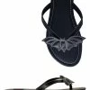 Strange Cvlt Betty Bat Sandal Black Women's Stuff