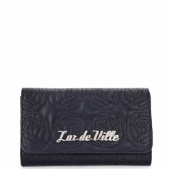 Lux De Ville Skulls And Roses Wallet Black Bags & Backpacks