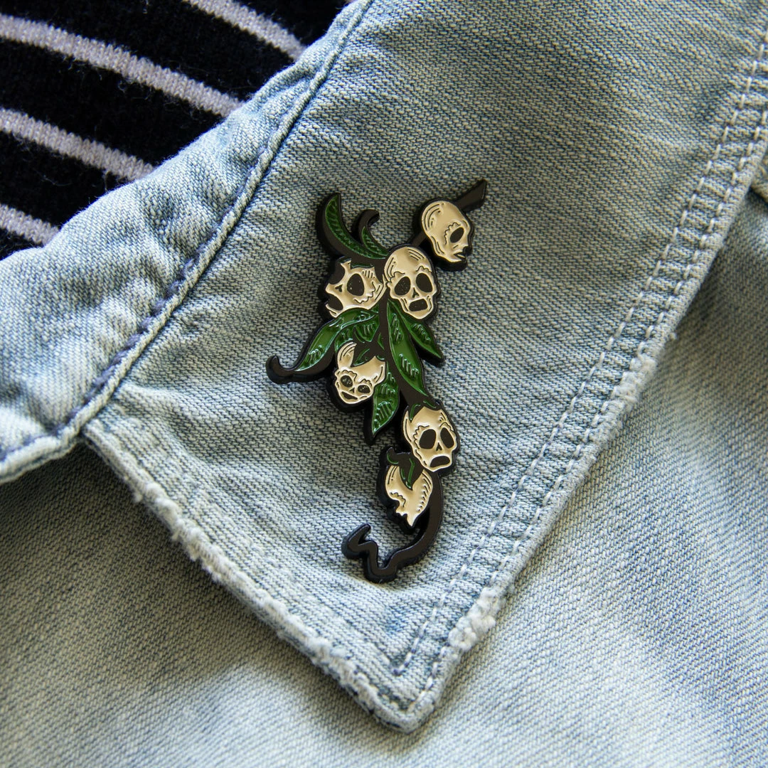 Ectogasm Pins Snapdragon Skull Botanical Enamel Pin 6 Ectogasm Pins Snapdragon Skull Botanical Enamel Pin