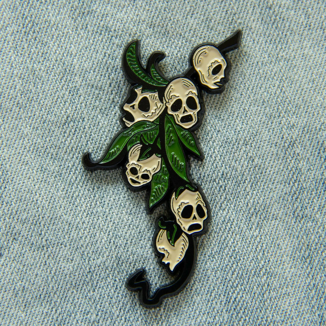 Ectogasm Pins Snapdragon Skull Botanical Enamel Pin 7 Ectogasm Pins Snapdragon Skull Botanical Enamel Pin