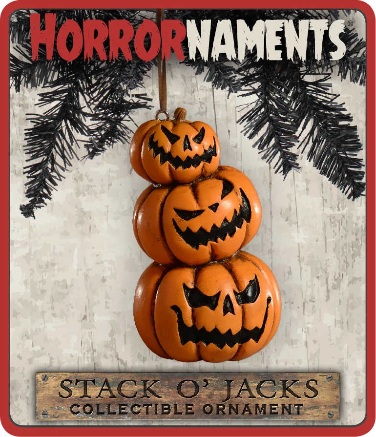 Horrornaments Stack O' Jacks Housewares 4 Horrornaments Stack O' Jacks Housewares