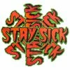 Rock Roll Repeat Stay Sick: Metallic Sticker Stickers 2 Rock Roll Repeat Stay Sick: Metallic Sticker Stickers