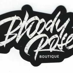 Gift Ideas Bloody Rose Boutique Logo Sticker