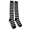 Poizen Industries OK Stripe Socks – Black/Grey Accessories