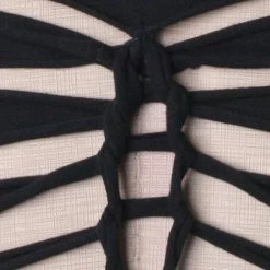 Punk Rave Gothic Burnt Flower Top