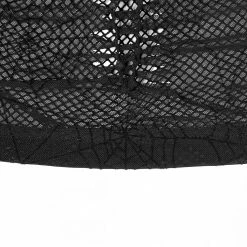 Punk Rave Spider Web Printed Mesh Top Women's Stuff