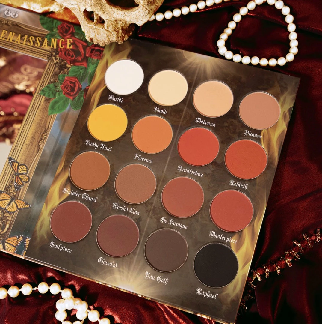 Glam Goth Beauty Hair And Makeup The Dark Renaissance Palette 3 Glam Goth Beauty Hair And Makeup The Dark Renaissance Palette