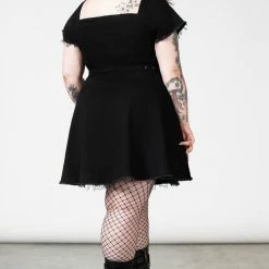 Killstar Time Out Zip Denim Dress Women's Stuff