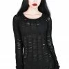 Killstar Tracy Tomb Knit Sweater Women's Stuff