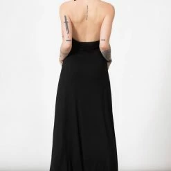 Killstar Women's Stuff Tristania Maxi Halter Dress